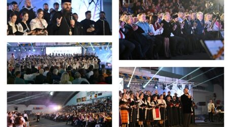 ÎNĂLȚĂTOR! Sala Sporturilor din Zalău a răsunat de colinde, într-un eveniment inedit organizat de Episcopul Benedict și Dinu Iancu-Sălăjanu