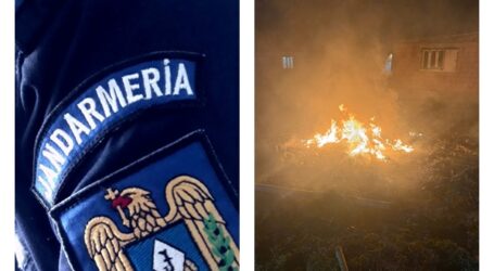FOTO. Bărbat din Pustă, amendat cu 45.000 de lei pentru că a ars deșeuri