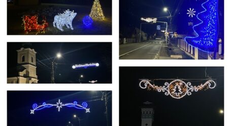 FOTO. La Surduc, lumina sărbătorilor, bucuria comunității. Cum arată comuna înainte de Sărbători