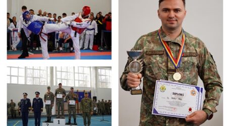 PERFORMANȚĂ! Un tânăr din Zalău, campion național al Ministerului Apărării Naționale la taekwondo