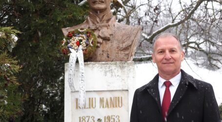Președintele Consiliului Județean Sălaj a cinstit memoria lui Iuliu Maniu