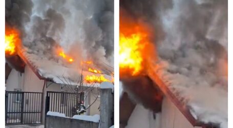 APEL UMANITAR! 2 fetițe gemene de doar 6 ani au rămas fără casă, după un incendiu cumplit în satul Șimișna
