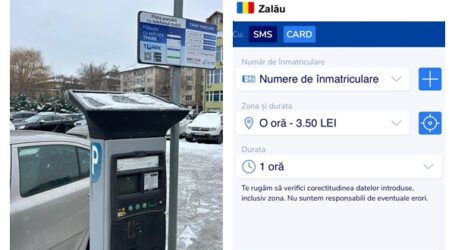 Norocul șoferilor – automatele din Zalău nu pot încasa tariful majorat la parcare: „sunt probleme cu softul, încă e 3 lei, deși ar trebui să fie 5…”
