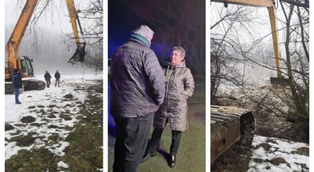 Primăria Băbeni s-a luptat cu natura si a reușit să înlăture pericolul major de inundații de pe Someș