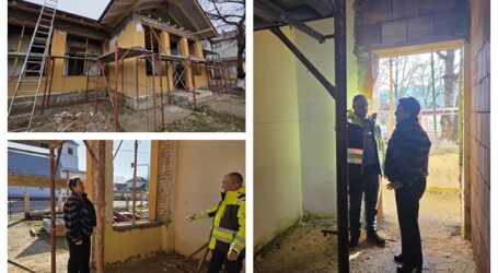 Avansează în ritm alert lucrările la modernizarea Primăriei Băbeni. Sediul va fi unul mai deschis și primitor pentru cetățeni