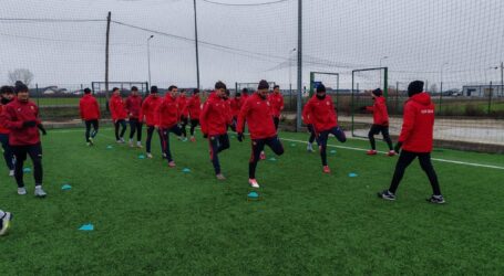 Echipa de fotbal a SCM Zalău, în cantonament la Băile Felix