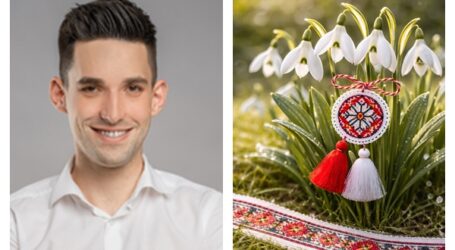 Mihai Cristian Lazăr, primarul orașului Șimleu Silvaniei vă urează o primăvară frumoasă!