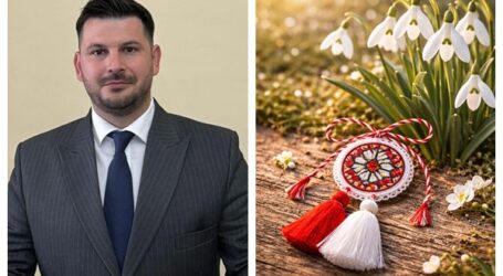 Vlad Pașcalău, viceprimarul orașului Jibou vă urează o primăvară frumoasă!