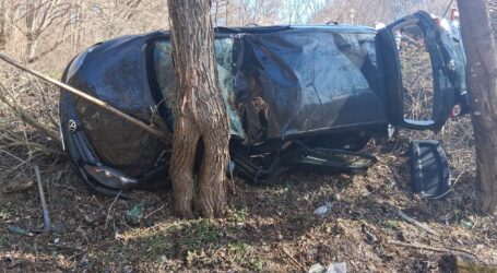 FOTO. Accident GRAV cu 4 victime între Sălaj și Cluj, după ce un șofer de 18 ani nu a adaptat viteza