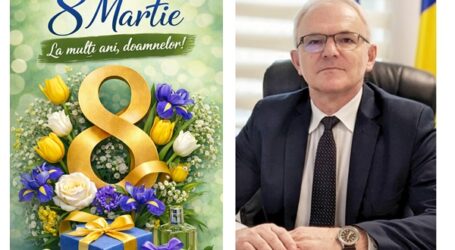 Profesorul Gheorghe Bancea, inspector școlar general al ISJ Sălaj urează tuturor doamnelor și domnișoarelor “La mulți ani”!