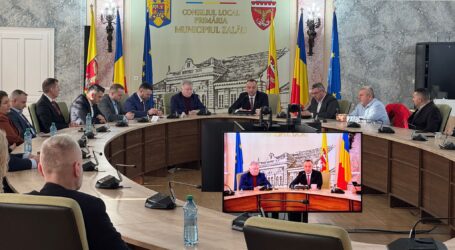 Președintele Administrației Fondului pentru Mediu alături de deputatul Ionel Ciunt în vizită de lucru la Primăria Zalău
