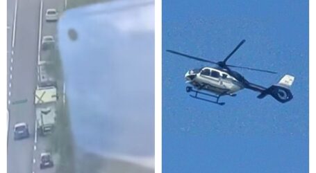 3 șoferi, surprinși într-o singură zi de polițiștii din elicopter în timp ce au depășit pe linie continuă pe drumul dintre Ciumărna și Zimbor