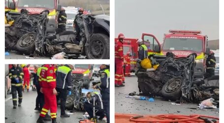 VIDEO. Imagini teribile de la locul tragediei de pe drumul Zalău – Cluj. 5 bărbați au murit, după ce un șofer a pierdut controlul mașinii