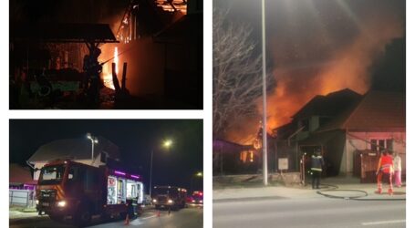 VIDEO. Cum s-a produs incendiul de pe strada Crasnei din Zalău. 6 persoane s-au evacuat, 2 persoane au suferit atac de panică