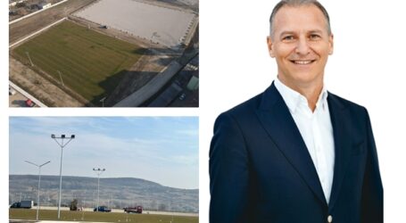 FOTO. Se lucrează intens la noua bază sportivă din Zalău – teren de fotbal lângă Unitatea Militară, proiectul președintelui Dinu Iancu-Sălăjanu