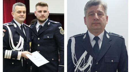 Așa tată, așa fiu! Mircea Podină, șeful Poliției Cehu Silvaniei, și fiul său, Darius Podina, distinși de Ziua Poliției Române