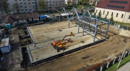 Se lucrează la noua Piață Agroalimentară din Dumbrava Nord – Zalău