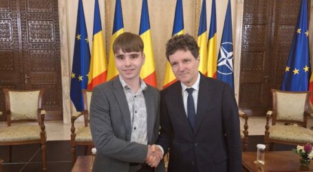 Elev din Zalău, primit la Palatul Cotroceni în semn de recunoaștere pentru rezultatele sale deosebite pe plan internațional