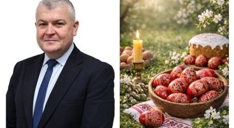 Ioan-Adrian Crișan, vicepreședintele Consiliului Județean Sălaj vă urează Paște Fericit!