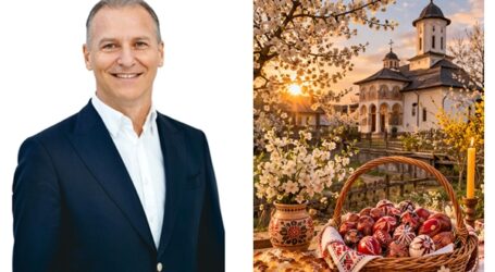 Dinu Iancu-Sălăjanu, președintele Consiliului Județean Sălaj vă urează Paște Fericit!