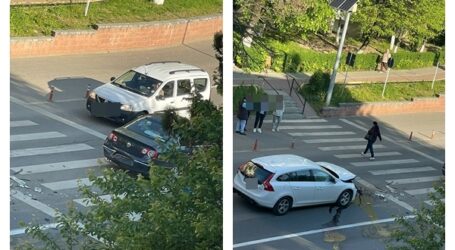 FOTO. Eveniment rutier în Zalău, lângă Colegiul Tehnic API