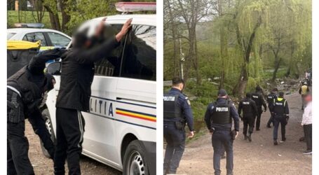 FOTO. Poliția a descins pe Valea Someșului, în zona Ileanda – Poiana Blenchii. 19 persoane, duse la secție