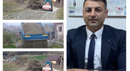 Citadin continuă lucrările de pietruire pe mai multe străzi din Zalău