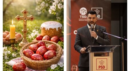 Vlad Pașcalău, președintele TSD Sălaj vă urează Paște Fericit!