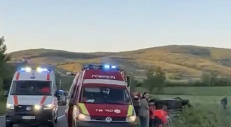 FOTO. ULTIMA ORĂ. Accident pe drumul Zalău – Jibou