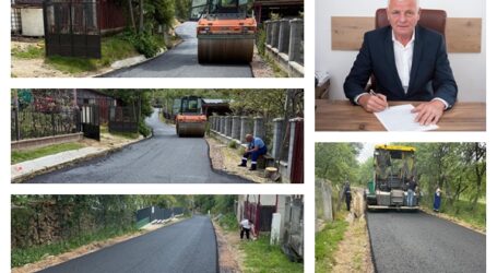 FOTO. La Cizer a început MAREA ASFALTARE – primarul Felician Farcaș a obținut 1,4 milioane de euro pentru modernizarea mai multor străzi