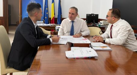 Primarul Cristian Lazăr a discutat cu ministrul Finanțelor despre investițiile aflate în derulare la Șimleu Silvaniei