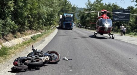FOTO. ULTIMA ORĂ. Accident în comuna Ileanda – un motociclist, în stare gravă