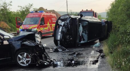 FOTO. Accident în Sutor. Trafic blocat spre Cluj