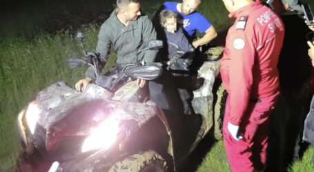 O fetiță din comuna Creaca a fost găsită de voluntari cu ajutorul camerelor cu termoviziune, după ce a dispărut de acasă