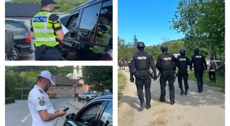 FOTO. Străzile din Hida, împânzite de mascați și polițiști. Ce au căutat anchetatorii