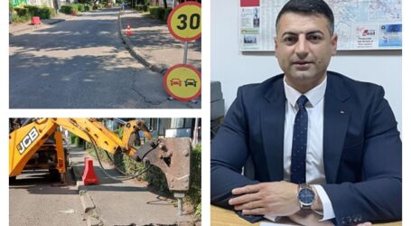 Citadin reabilitează o stradă importantă din centrul Zalăului