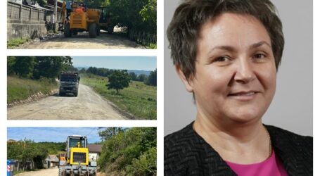 Primărița din Băbeni scoate satele din izolare. Drumurile de pământ și pietriș dintre sate sunt transformate în șosele moderne cu asfalt