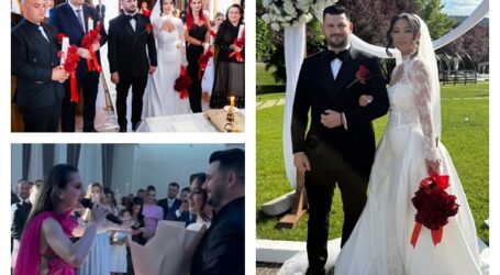 Nuntă de poveste pentru viceprimarul orașului Jibou. Vlad Pașcalău și Sandrina și-au unit destinele în fața a sute de invitați
