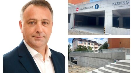 33 de locuri noi de parcare în Zalău – parcarea supraetajată din cartierul Porolissum este aproape finalizată