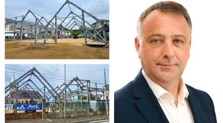 Se lucrează intens la noua Piață Agroalimentară din Dumbrava Nord