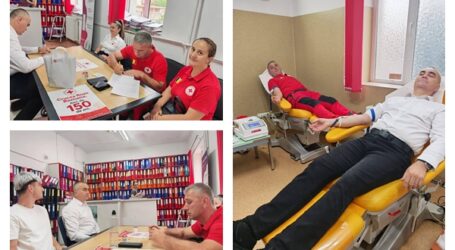 Solidaritate care salvează vieți: vicepreședintele Crucii Roșii Române a donat sânge la Sălaj