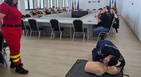 Polițiștii din Sălaj au fost instruiți pentru a oferi primul ajutor