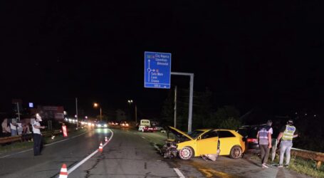 FOTO. Accident grav pe Meseș, după ce un șofer circula pe contrasens