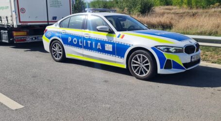Trafic îngreunat pe Meseș. Un camion a rămas fără remorcă