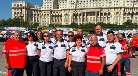 FOTO. Delegație importantă din Sălaj, prezentă la București, la aniversarea a 120 de ani de la înființarea Ambulanței Române