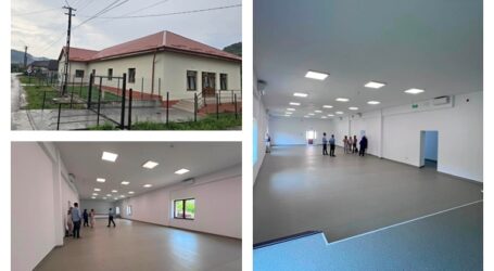 S-au finalizat lucrările la Căminul Cultural din Cristolțel, modernizat cu 1,7 milioane de lei prin PNRR
