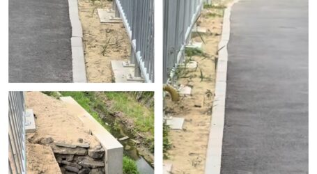 VIDEO. O lucrare nouă din Zalău a ajuns virală pe rețelele sociale, după ce constructorul a montat bordurile strâmb și invers