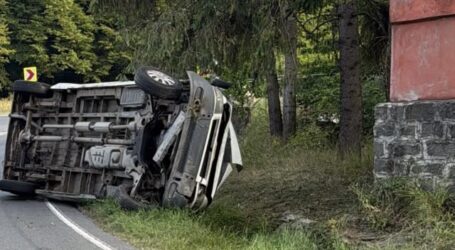 FOTO. Accident pe Meseș din cauza vitezei