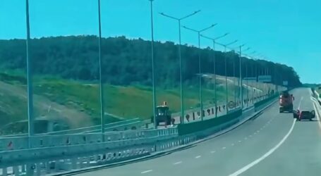 VIDEO. Urși pe șantierul autostrăzii. Dealul Zimbor, dinamitat. Cât de complexe au fost lucrările pe tronsonul Zimbor – Poarta Sălajului