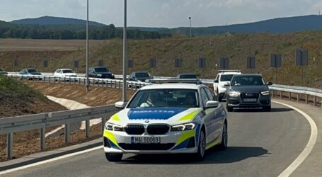 S-a deschis circulația pe Autostrada Poarta Sălajului – Zimbor. Poliția, la datorie pentru a preveni accidentele